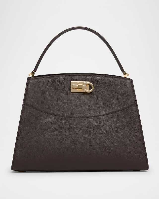 The New Studio Box Leather Top-Handle Bag